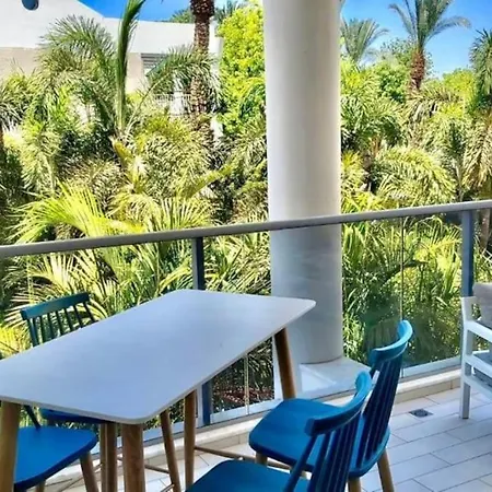 Garden And Pool At Royal Park Eilat Apartment Exterior photo